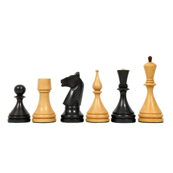 Rose wood Monarch Staunton Chess Pieces 4" Dbl Queens 
