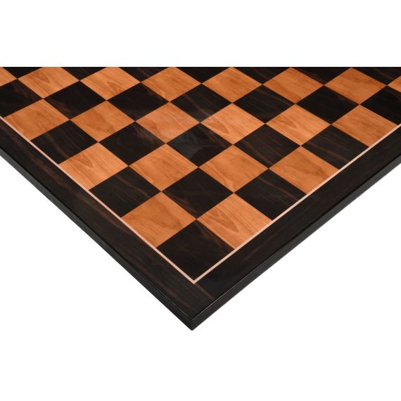21" Bud Rosewood & Maple Wood Chess board with 55 mm Wooden Square 