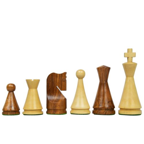 Weighted Wood Reproduced French Lardy Staunton Chess Pieces set 4 Queens 