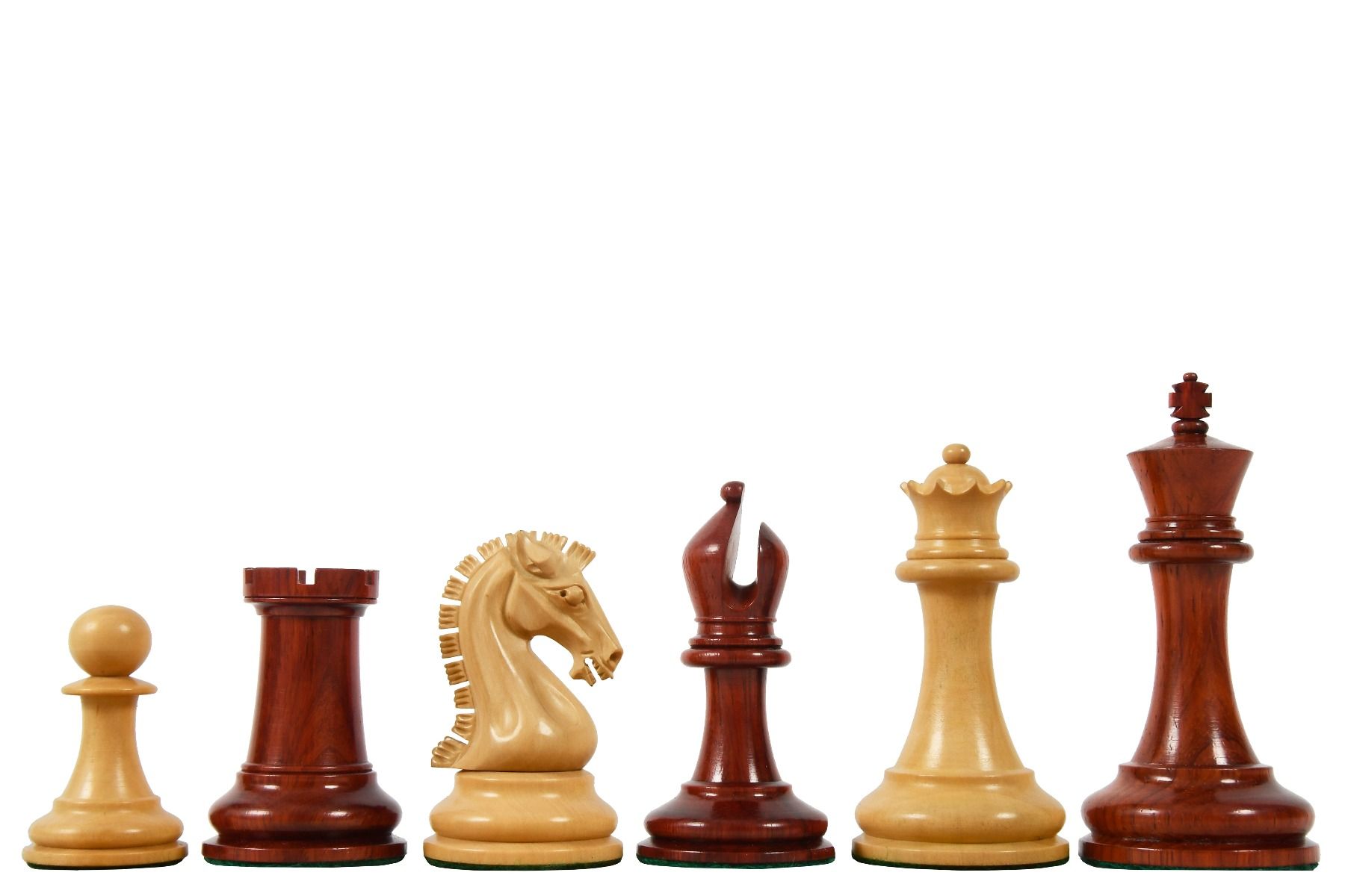 Bud Rosewood Reproduced 2016 Sinquefield Cup Staunton Chess Pieces Only set 