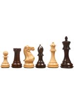 Honour of Staunton Weighted Chess Pieces in Indian Rose Wood & Boxwood 4.0" King 